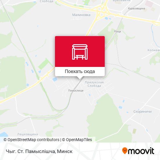 Карта Чыг. Ст. Памыслішча