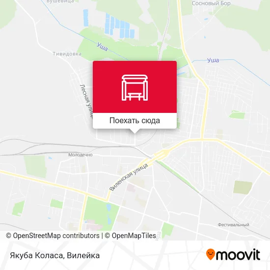 Карта Якуба Коласа