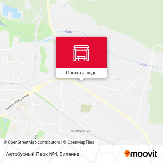 Карта Автобусный Парк №4