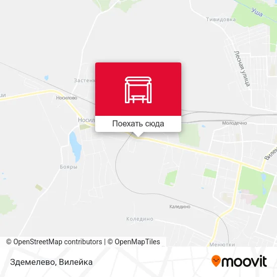 Карта Здемелево