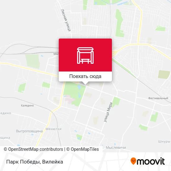 Карта Парк Победы