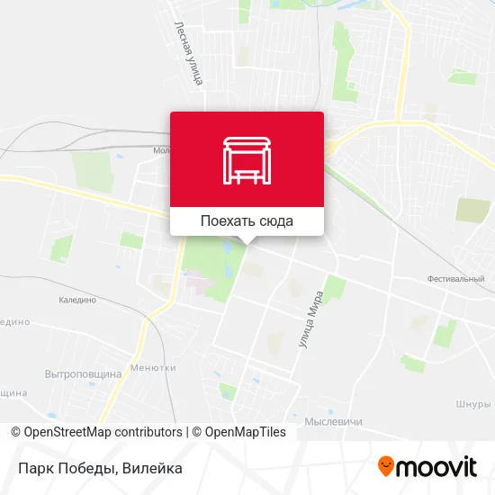 Карта Парк Победы