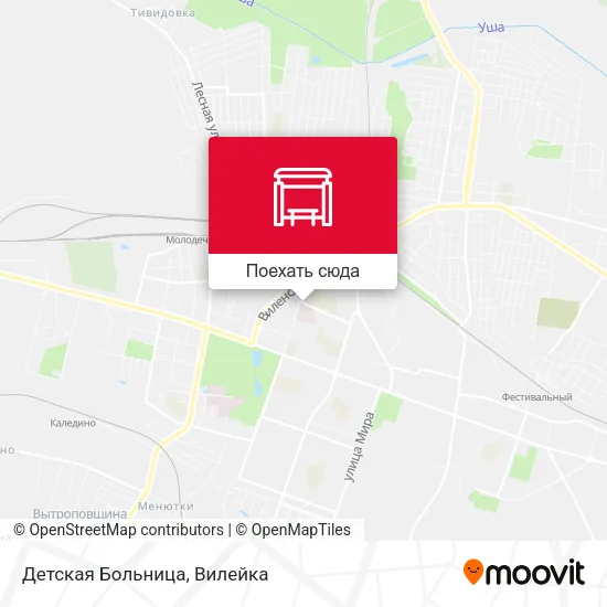 Карта Детская Больница