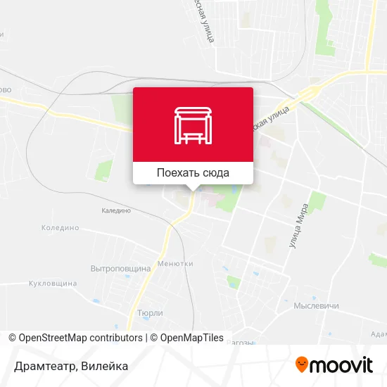 Карта Драмтеатр