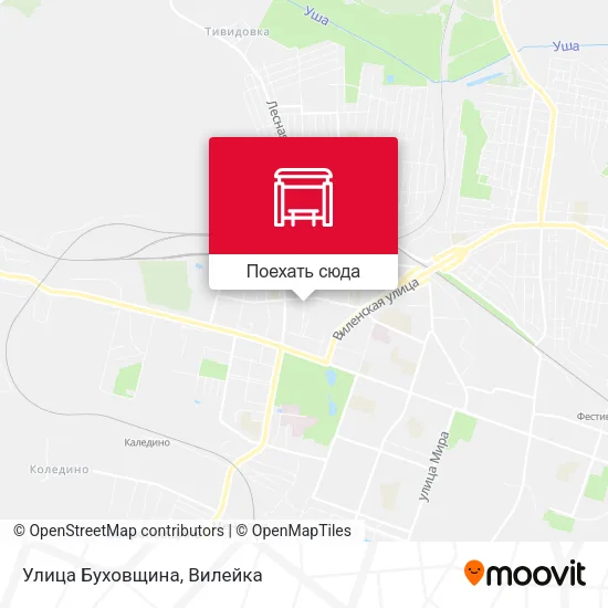 Карта Улица Буховщина
