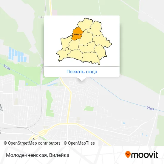 Карта Молодечненская