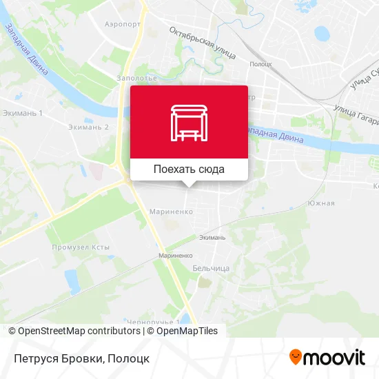Карта Петруся Бровки
