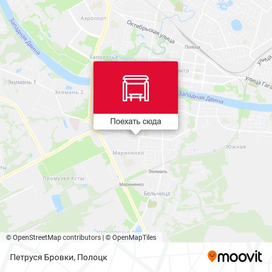 Карта Петруся Бровки