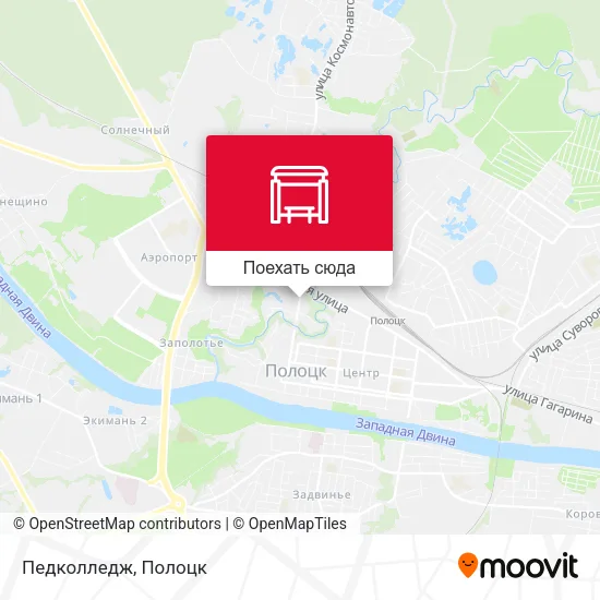 Карта Педколледж
