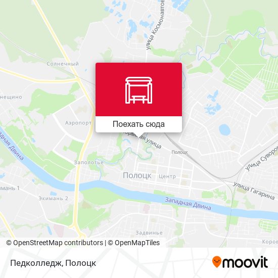 Карта Педколледж
