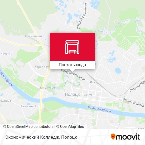 Карта Экономический Колледж