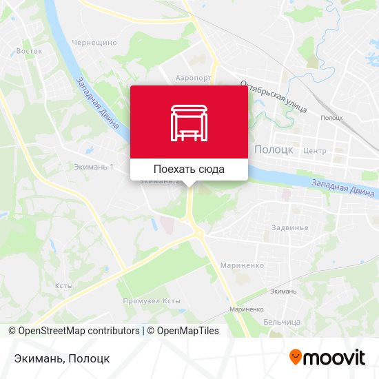 Карта Экимань