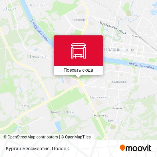 Карта Курган Бессмертия