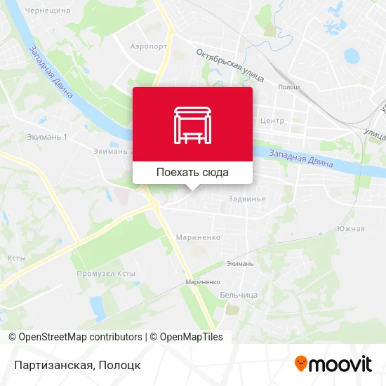 Карта Партизанская