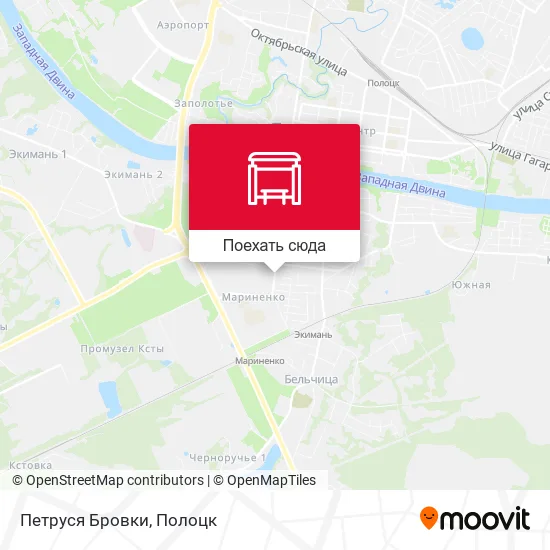 Карта Петруся Бровки