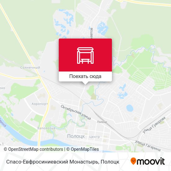 Карта Спасо-Евфросиниевский Монастырь