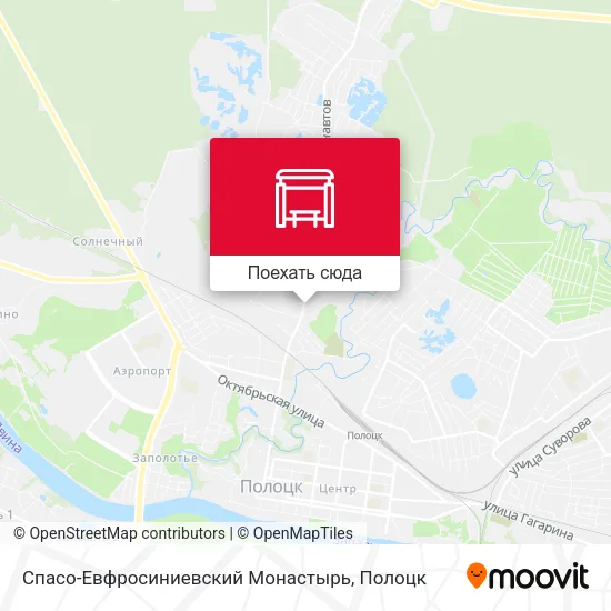 Карта Спасо-Евфросиниевский Монастырь