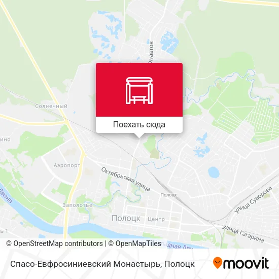 Карта Спасо-Евфросиниевский Монастырь