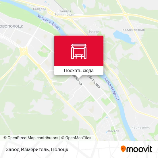 Карта Завод Измеритель