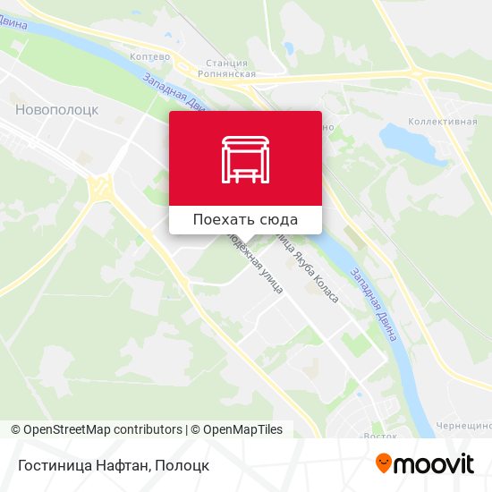 Карта Гостиница Нафтан
