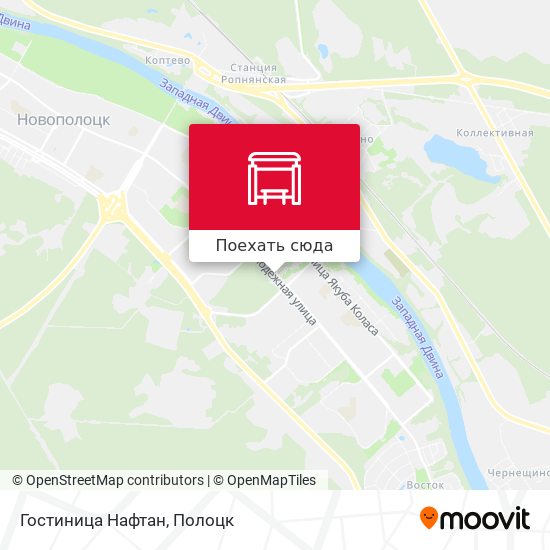 Карта Гостиница Нафтан