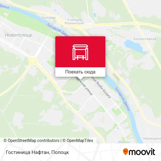 Карта Гостиница Нафтан