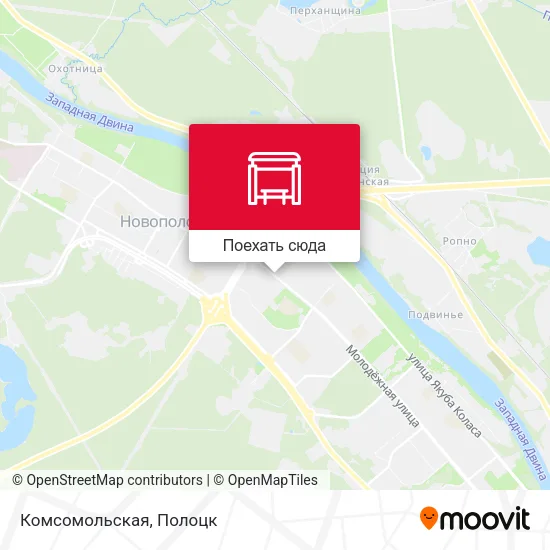 Карта Комсомольская