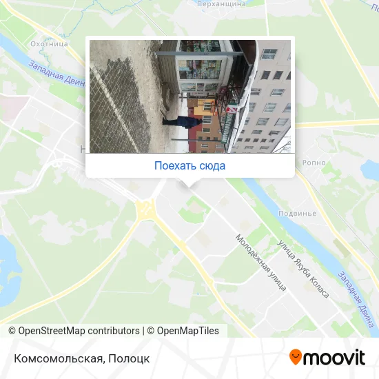 Карта Комсомольская