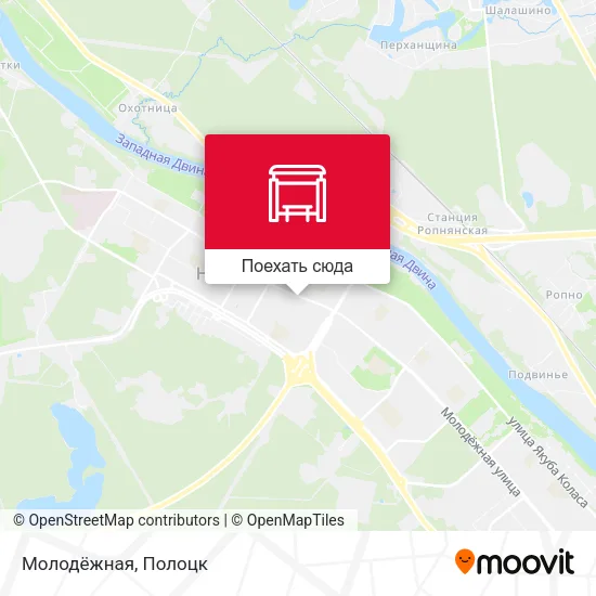 Карта Молодёжная