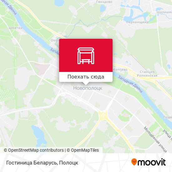 Карта Гостиница Беларусь