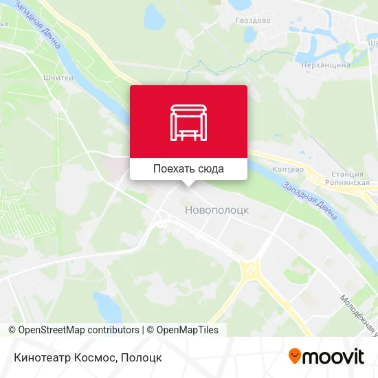 Карта Кинотеатр Космос