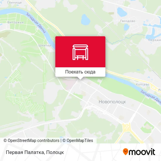Карта Первая Палатка
