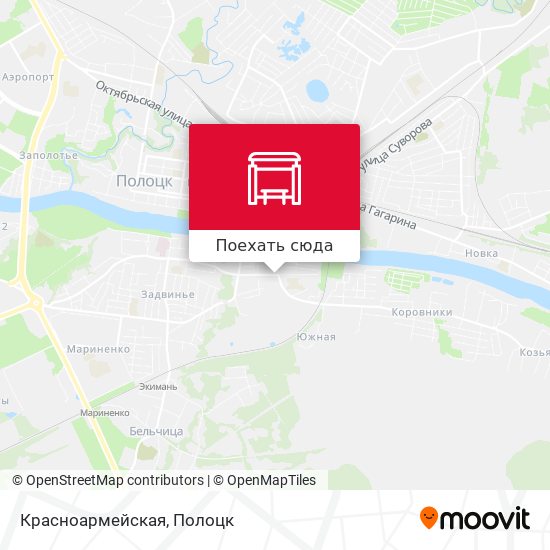 Карта Красноармейская