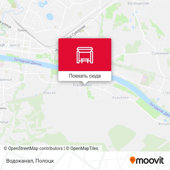 Карта Водоканал