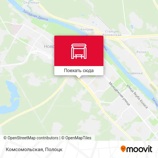 Карта Комсомольская