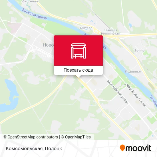 Карта Комсомольская