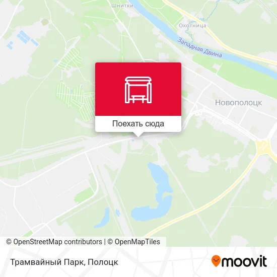 Карта Трамвайный Парк