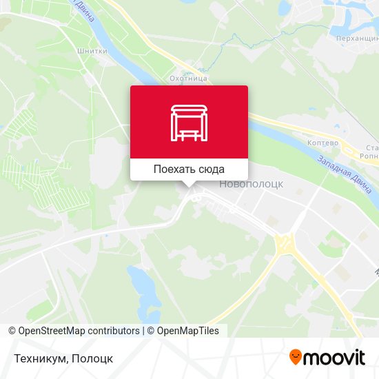 Карта Техникум
