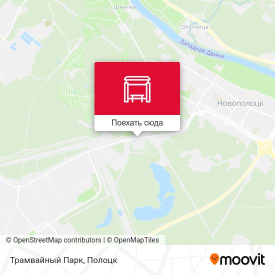 Карта Трамвайный Парк