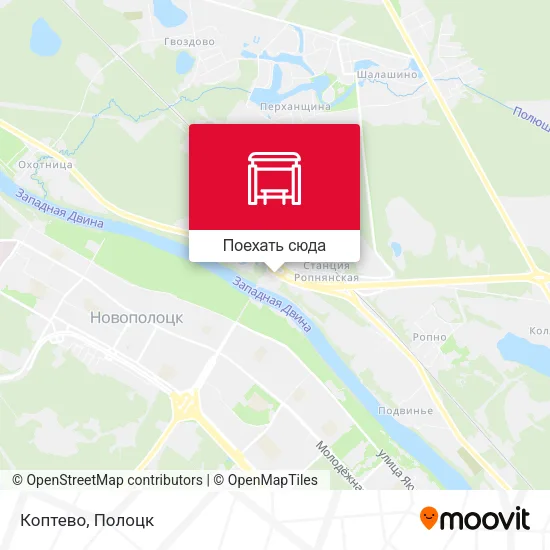 Карта Коптево