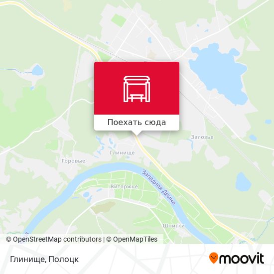 Карта Глинище