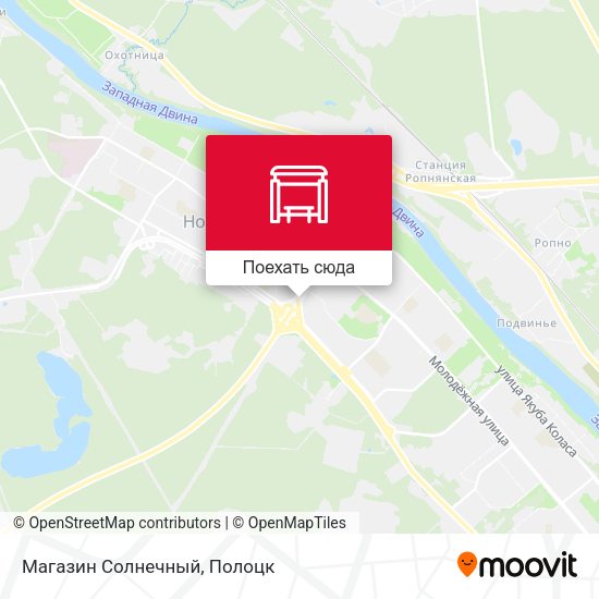 Карта Магазин Солнечный