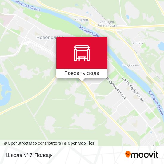 Карта Школа № 7