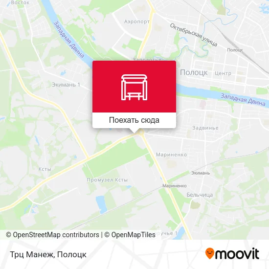 Карта Трц Манеж
