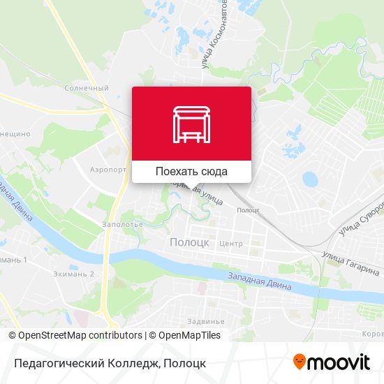 Карта Педагогический Колледж