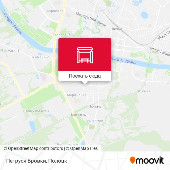 Карта Петруся Бровки