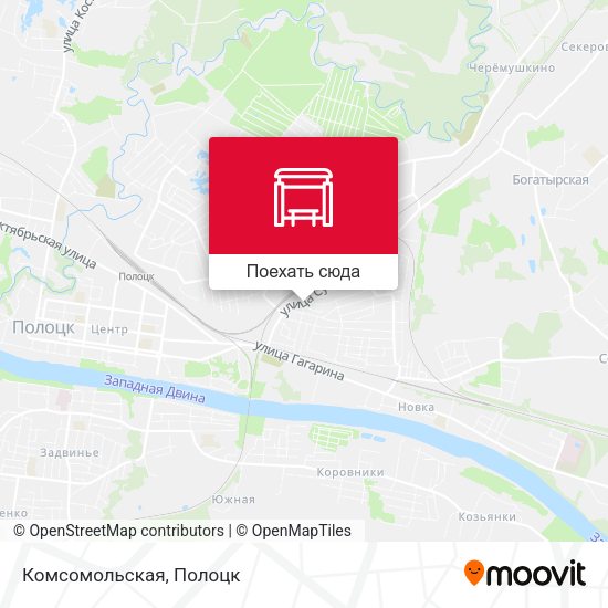 Карта Комсомольская