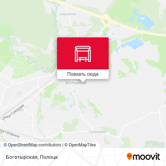 Карта Богатырская