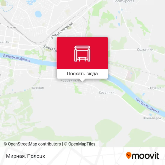 Карта Мирная