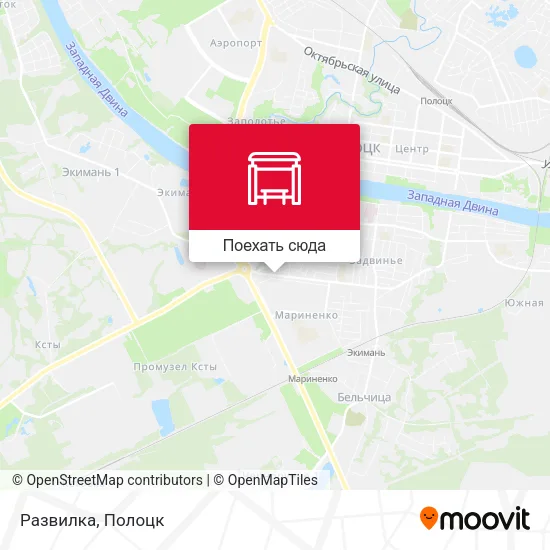 Карта Развилка
